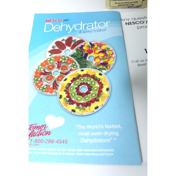 Nesco American Harvest Food Dehydrator Jerky Maker 4 Tray w Recipe & Instruction - Picture 11 of 12